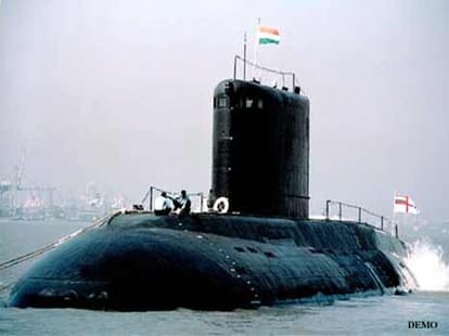 An accident happend in Indian navy's under production summarine  