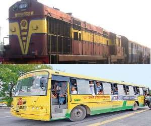 holi special buses and trains will be started from today
