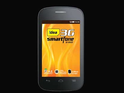 Idea launches 3G smartphone, entry level Android smartphone