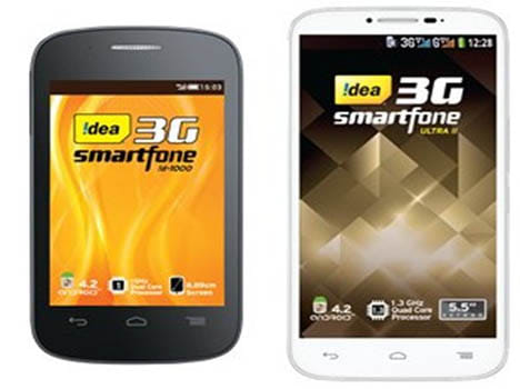 Idea launches 3G smartphone, entry level Android smartphone