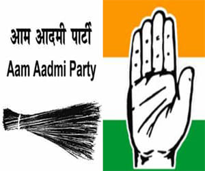 congress and aam aadmi party to again form government in delhi