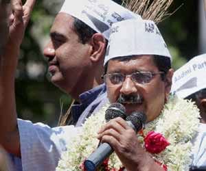 'kejriwal new groom hogged'