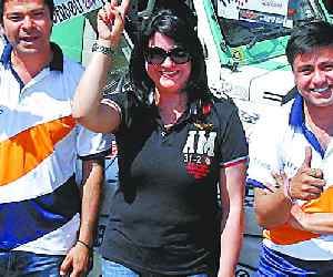 Single Woman Rallies in Sajoba Himalayan Rally