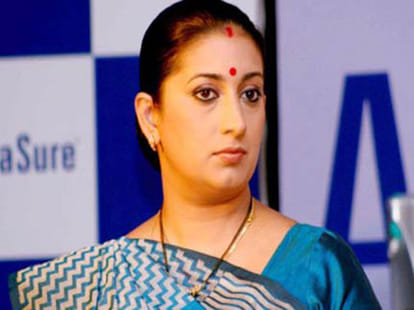 will smriti irani back on television