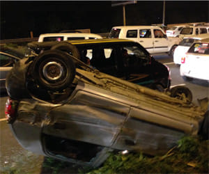 major road accident on outer ring road, two died and three injured