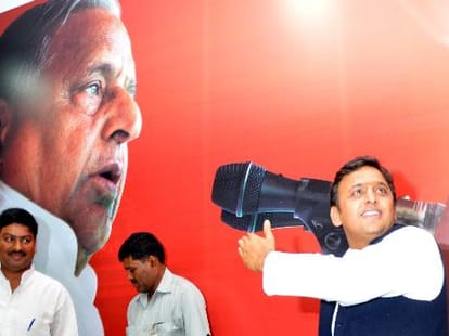 thats why mulayam fighting ls elections from azamgarh