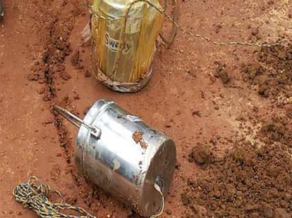 Moist use landmines to attack