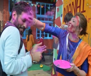 Holi special day in delhi