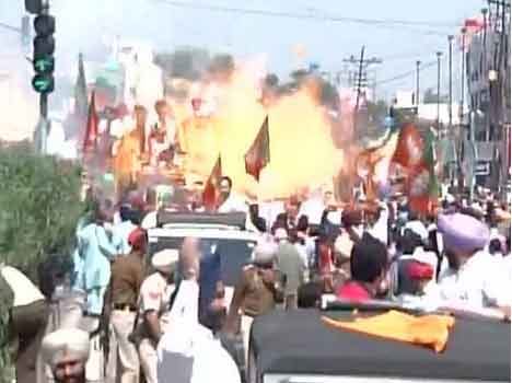 accident in arun jaitley's amritsar roadshow, balloon blast