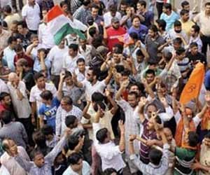 protest in jammu