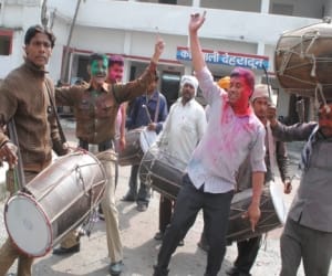 police line holi