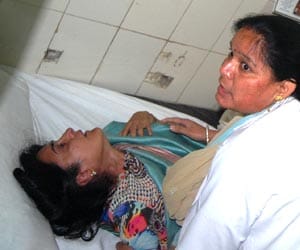 attack on minister kiran chaudhary
