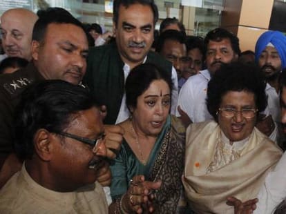 loksabha election: controversy on candidature of kiran kher from chandigarh in BJP
