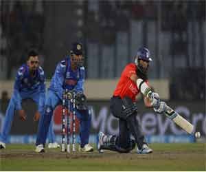 India beat England by 20 runs in T20 