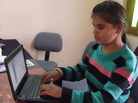 blind girl renu