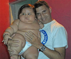 eight month old weighing twenty kilos 