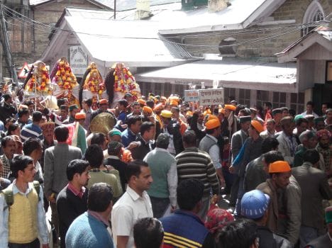 people dance with the GODS in local fair