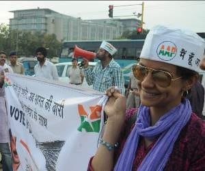gul pang road show in ludhiana: campaigning for AAP 