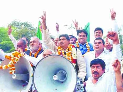 Nomination filed in gurgaon