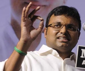 son of chidambaram attack on bjp