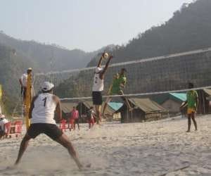 CM harish Rawat see Volleyball tournament final. 