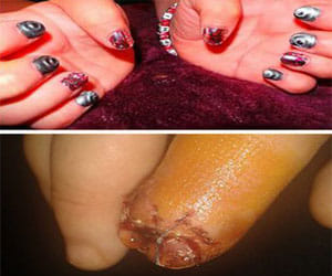 nail art went wrong