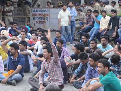 Clash between PU Security and Student Leaders