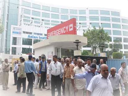 Hospital asked for money after death