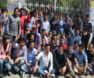 DAV PG college student in problem