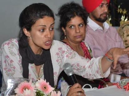 candid of loksabha candidate from chandigarh about Industry