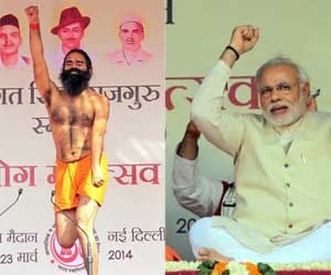election commission to notice baba ramdev on yoga mahotsav with modi