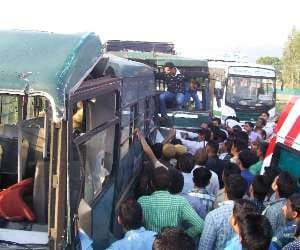 accident in Panchkula - Shimla highway, 16 injured