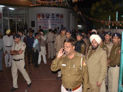 factionalism in BJP and Violence in party office