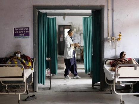 water crisis in KNH shimla.