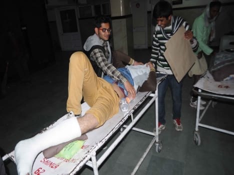 tourist beated by the outsiders in Kufri