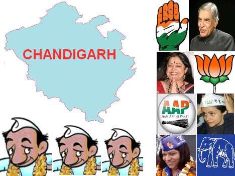 Loksabha Elections, Chandigarh, BJP, Congress, AAP, BSP