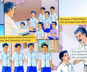comics based on modi praise him alot
