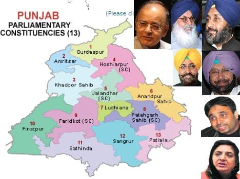 Loksabha Elections, Punjab, Politics, Politicians