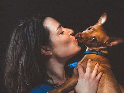 is kissing a dog healthy! 