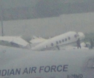 Emergemcy Landing of Harayana Governor Plane