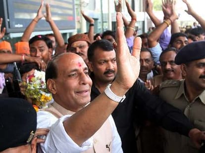 rita bahuguna joshi slams rajnath, questions his political carrer