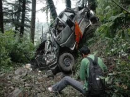 accident in solan, two died