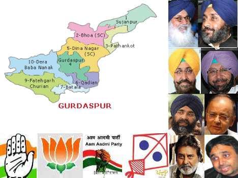 Loksabha Election 2014, punjab, Congress, bjp, gurdaspur