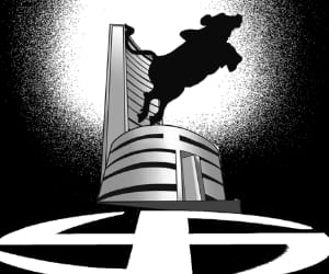 bubble of market in election