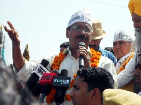 aap did not declare any name against khanduri