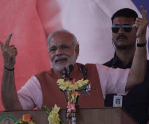 narendra modi attacked on sp, bsp and congress in bijnore
