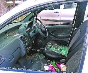 NH-58 car won the kidnapped businessman