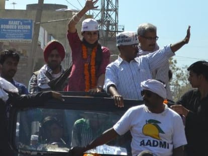 Arvind Kejriwal in Punjab for Election Campaign