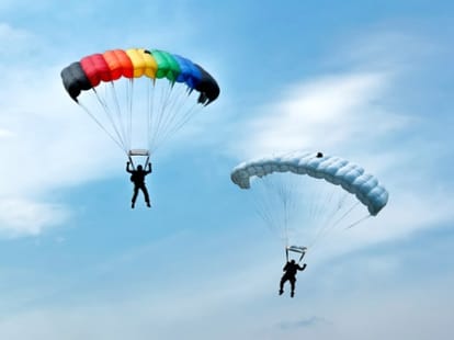 paragliding in billing valley