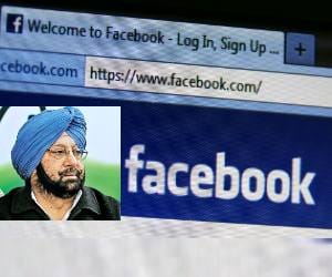 captain amrinder launched against Jaitley  'Facebook war'